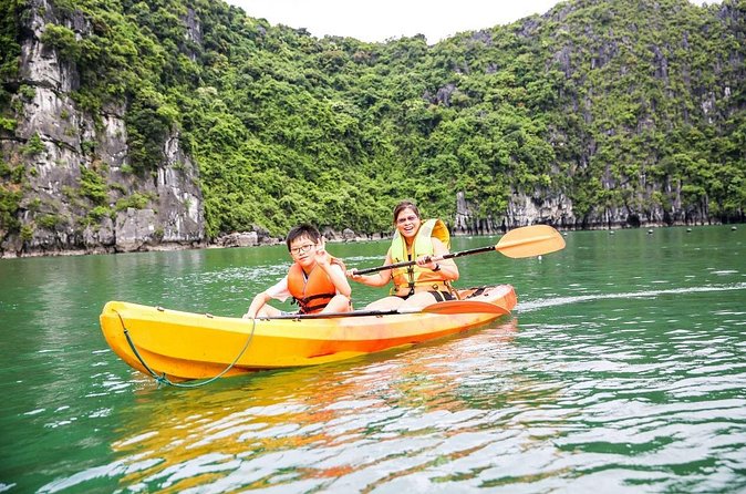 Halong Bay Cruise Tour from Hanoi with Kayak Adventure - Kayak Adventure or Bamboo Boat Ride at Ba Hang