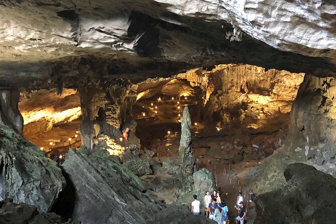 Halong Bay Cruise With Cave, Kayaking, Swimming - Buffet Lunch - The cruise route: lunch on board and passing landmark islets