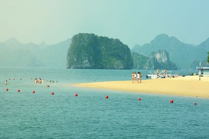 Halong Bay Day Tour 6Hour Deluxe Cruise Limousine Bus Small Group - The 3-hour Halong Bay cruising time with tea at sunset