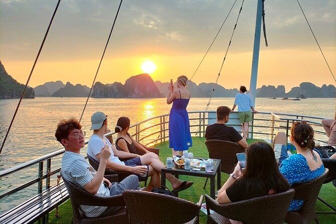 Halong Bay Day Tour 6Hour Deluxe Cruise Limousine Bus Small Group - Food, drinks, and what’s included vs. what you’ll pay for