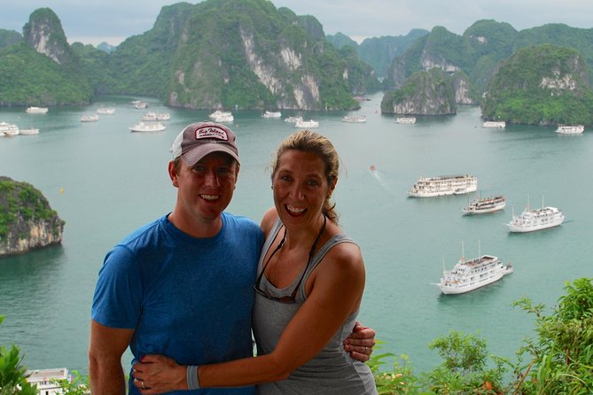 Halong Bay Day Tour: Visit Cave Island Kayaking Swimming Lunch - Titop Island: swim, climb, and get the postcard bay view