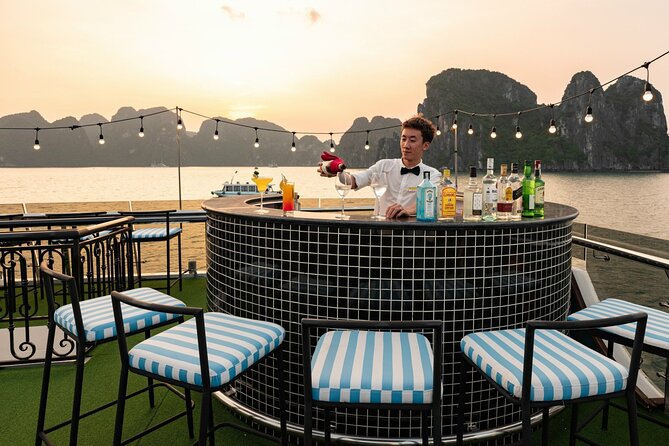 Halong Bay Day Tour With Sunlight Luxury Cruise With Transfer - From Tuan Chau to the World Heritage zone: check-in and welcome time