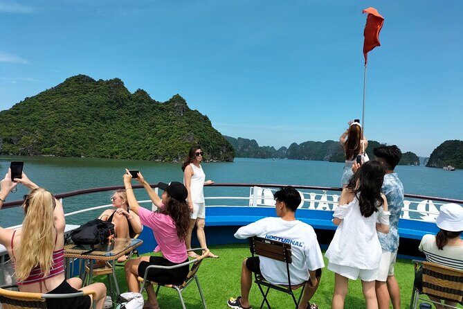 Halong Bay Day Tour With Titop Island, Cave, Kayak & Lunch - Food breaks that keep a long day from wearing you out