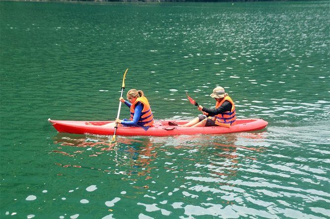 Halong bay Deluxe Cruise 2D/1N: Kayaking, swimming, Titop island & surprise cave - Sunset Party and Spring Roll Cooking: Where the Cruise Feels Human