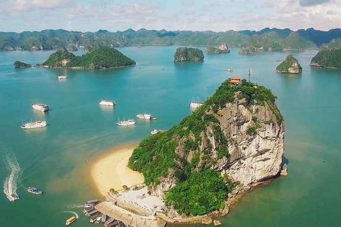 Halong Bay Excursion with Caving, Swimming and Kayaking - Boarding the cruise: lunch while Halong rolls by
