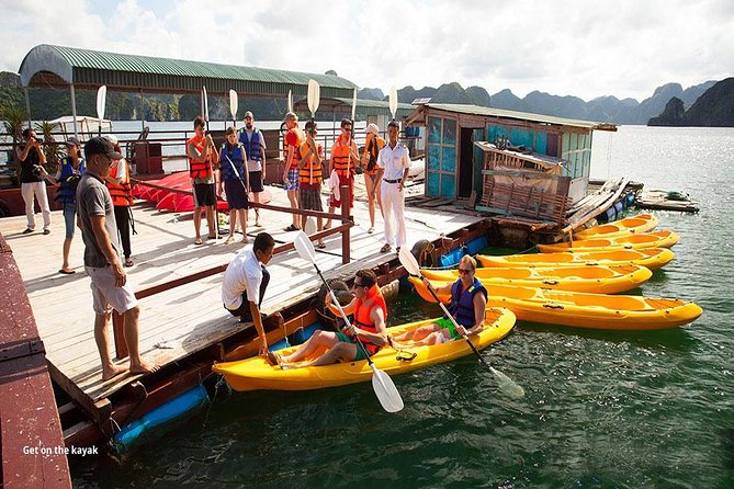 Halong Bay Full-day Cruise with Kayaking from Hanoi - Group size, guide support, and how the day runs