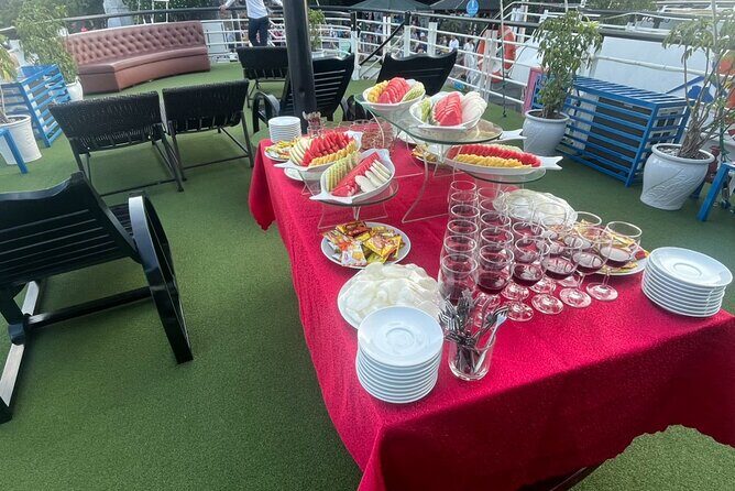 HaLong Bay Full Day With Surprise Cave, Kayaking, Swimming,Lunch - Sunset party on the return cruise: the comfort bonus