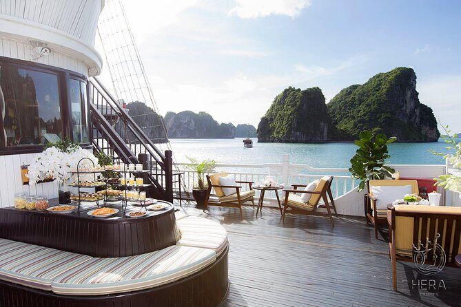 Halong Bay - Hera Cruise - All Inclusive Multi Days Tour - A traditional-style 5-star cruise for a short Halong Bay stop