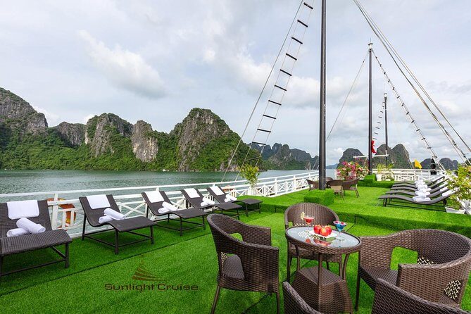 Halong deluxe cruise 2D/1N: Surprise cave, Titop island, Full Meals, best prices - Onboard life: spring roll cooking, night vibes, and meeting people