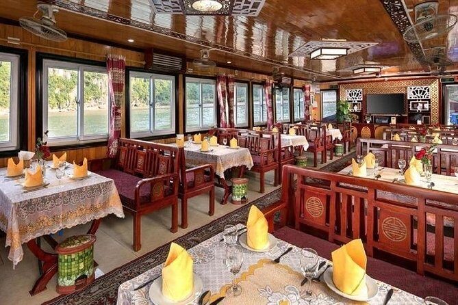 Halong Islands, Caves, Kayak, Lunch Day Tour w Dragonfly Cruise - Lunch on the cruise: included, but know what you’re booking