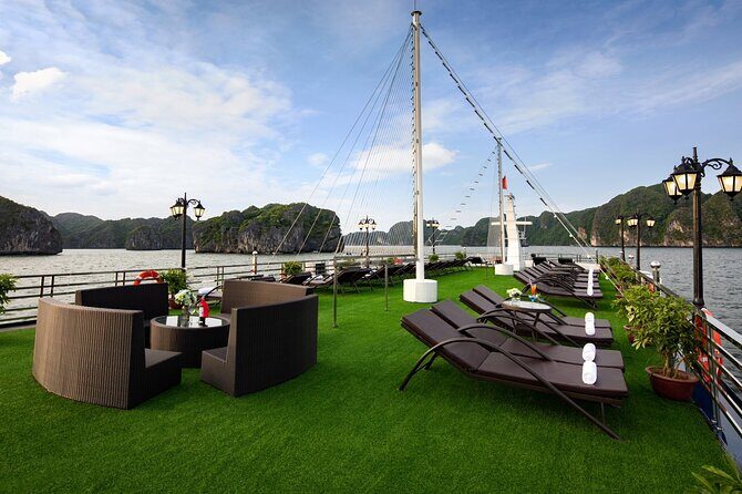 Halong La Pandora Cruise 2days/1Night - Activities You’ll Want to Time Right: Bamboo Boat, Cooking, Fishing Squid, Sunset Party