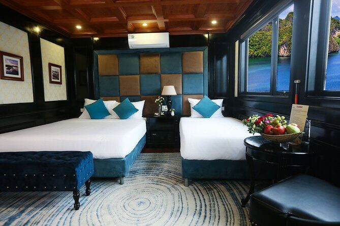 Halong Milalux 5 Star Cruise 2d1n,All inclusive,transfer - Day 2: Ti Top Island sunrise routine and the return to Hanoi