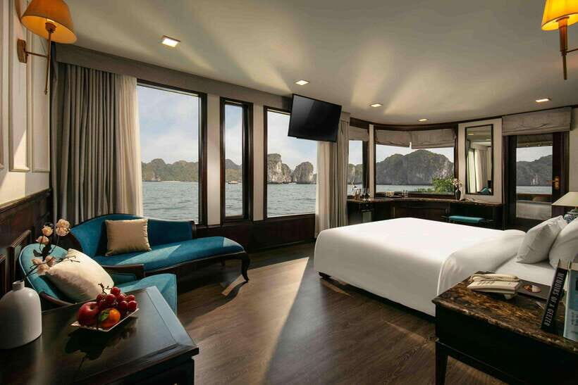 Hanoi: 2D1N Ha Long Bay, Lan Ha Bay by Amanda Luxury Cruise - First Impressions: A French-Neoclassical Ship That Still Feels Practical