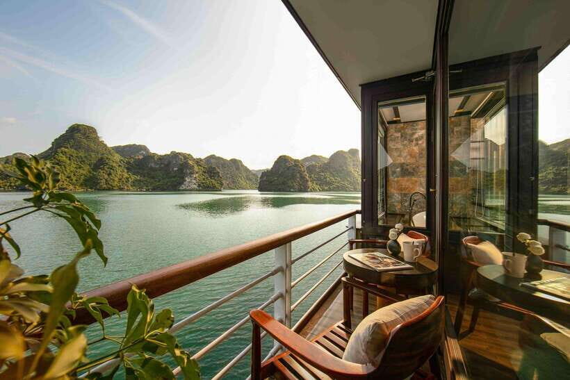 Hanoi: 2D1N Ha Long Bay, Lan Ha Bay by Amanda Luxury Cruise - Day 2: Tai Chi Calm, Dark & Bright Cave, and a Brunch That Ends the Trip Well