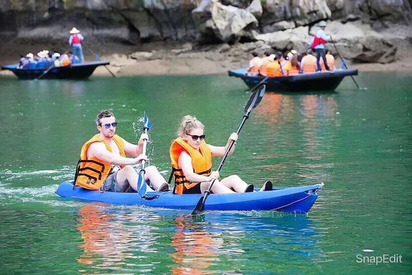 Hanoi: 5-Star Halong Bay Cruise with Lunch, Jacuzzi & Party - Sung Sot Cave: Stalagmites, Stalactites, and Big-Scene Energy