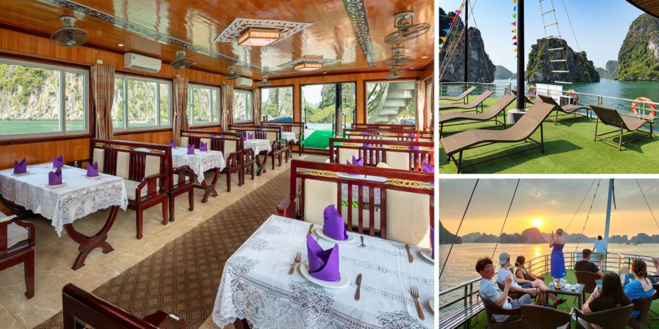 Hanoi: Ha Long Bay Cruise Day Tour visit Titop island & Cave - Getting to Tuan Chau: bus time, break stops, and when to be ready