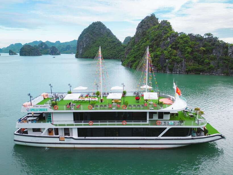 Hanoi: Ha Long Bay Day Tour - Apollo Cruise, Jacuzzi, Buffet - From Hanoi to Tuan Chau: a long day starts early