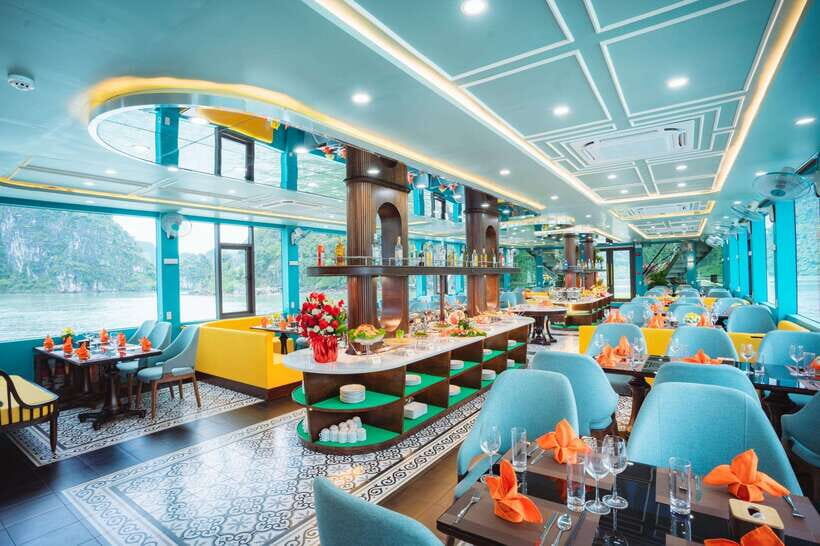 Hanoi: Ha Long Bay Day Tour - Apollo Cruise, Jacuzzi, Buffet - Entering Apollo Cruise at Tuan Chau Marina: 5-star comfort, fresh start
