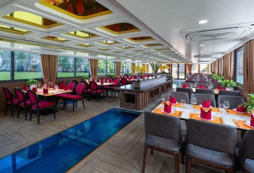Hanoi: Lan Ha Bay & Cat Ba Island Day Trip on Luxury Cruise - Sunset party on board: fresh fruit, biscuits, and tea
