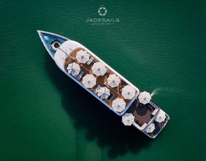 Hanoi: Luxury Lan Ha Bay Jade Sails Cruise with Buffet Lunch - Boarding JadeSails: What Luxury Looks Like on a One-Day Cruise