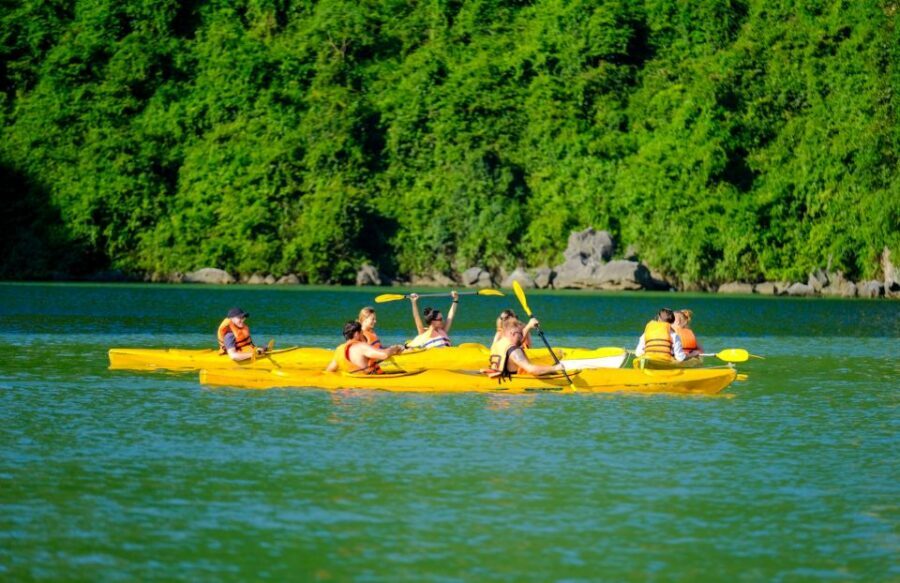 Hanoi: Roundtrip Halong Bay Islands, Caves, Kayaking & Lunch - Luon Cave Kayaking or Bamboo Boat: The Part You’ll Remember