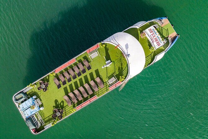Hercules Grand Day Cruise Tour, Sung Sot Cave,Titop, Luon Cave - Boarding Hercules at Tuan Chau Marina: What the Boat Setup Means for Comfort