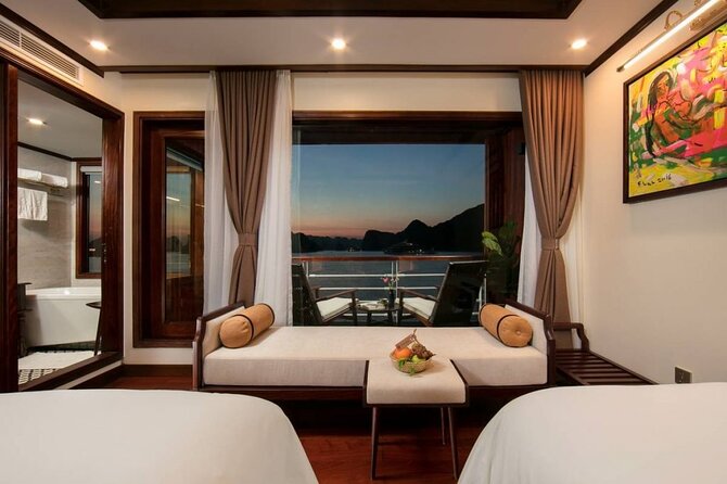 Heritage Cruises Best Luxury Cruise to Halong and Lan Ha Bay 2D1N - Lan Ha Bay water time: Three Peach Beach area (or Tra Bau)