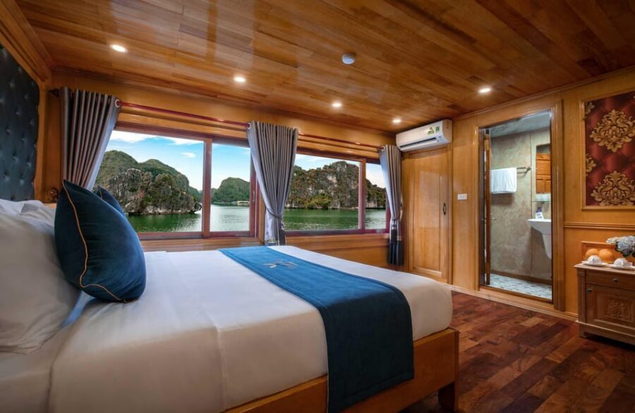 Lan Ha Bay boutique cruises with small group - Cabins and comfort: big rooms with a catch
