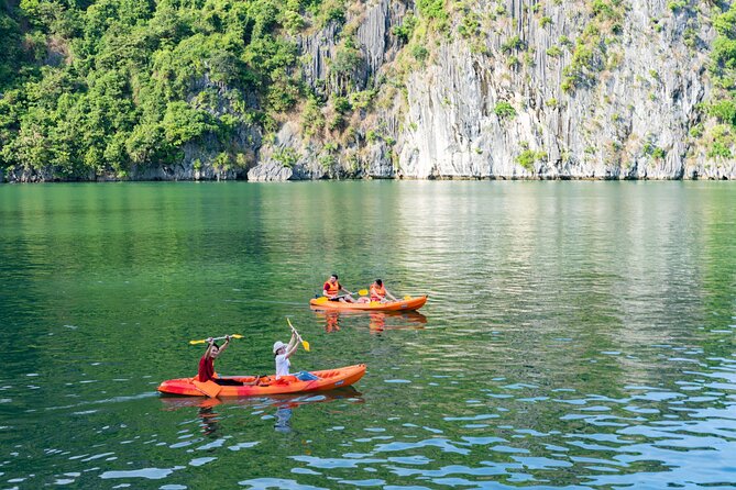 Lan Ha Bay Cruises 2 Days and 1 Night Caving, Kayaking, Swimming - Dark & Light Cave: the best “walk in, look out” moment