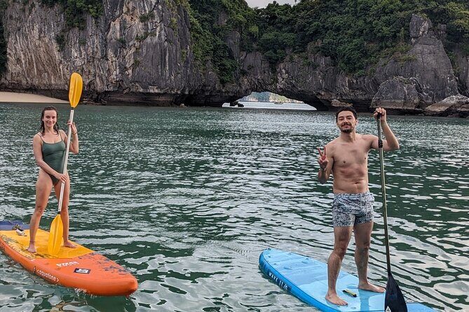 Lan Ha Bay Day Tour from Hanoi & Cat Ba Town - Serenity Boutique - Lunch on the water: Cat Ba seafood plus classic Vietnamese dishes