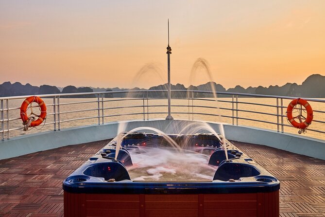 Lan Ha bay luxury cruise 2D/1N: Kayaking, jumping & Swimming at pristine places - Lunch Back on Board: Easy Food After Cave and Bay Time