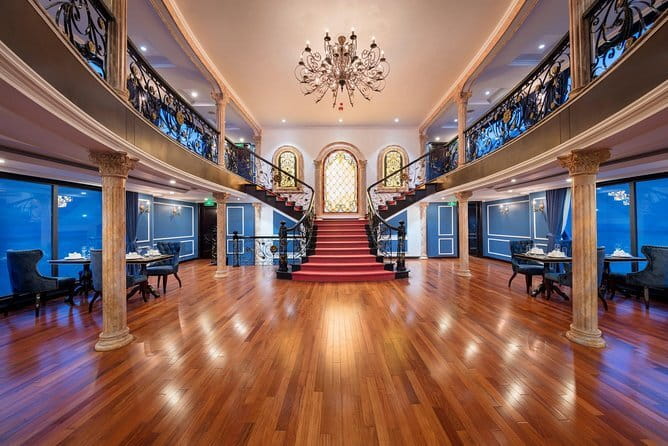 Le Theatre Cruise - Wonder on Ha Long & Lan Ha Bay 2 Days Tour - Ha Long and Lan Ha from a Top VIP Ship with Private Balcony Cabins