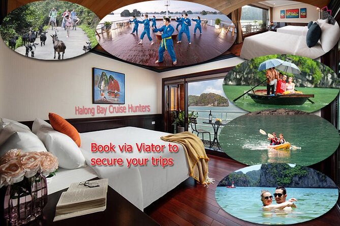 LIKE A BOSS-Luxury options-2d/1n All inclusive in Halong Bay - On-board food, included drinks, and what to do at night