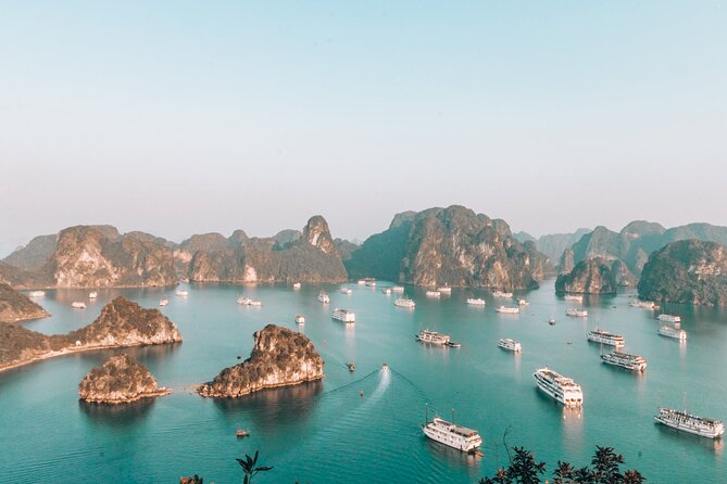LIKE A BOSS-Luxury options-2d/1n All inclusive in Halong Bay - Day 1 on the bay: Luon Cave, Titop Island, and sunset happy hour