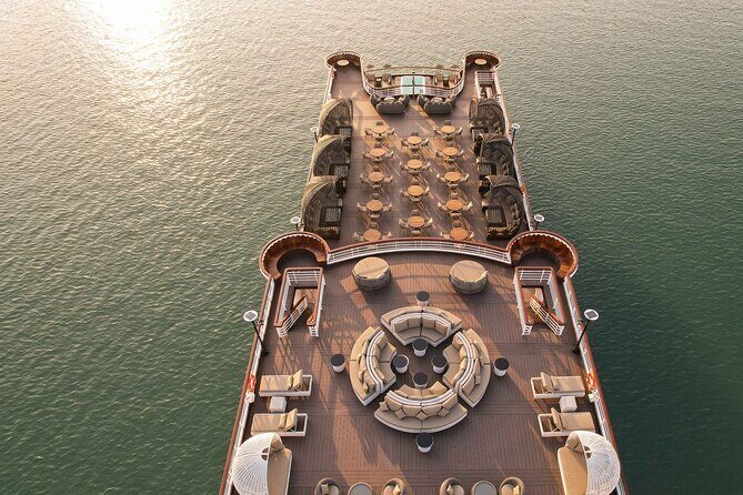 Luxury 5-Star Ha Long Bay Day Cruise with Buffet Lunch from Hanoi - Onboard Comfort: English Guide, Water, Breakfast, and Pool Time