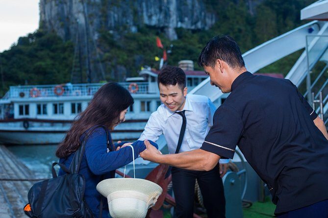 Luxury Halong Bay 1 Day on Cruises From Hanoi with Bus & Lunch - Kayaking and swimming off the ship: fun, but not fully included