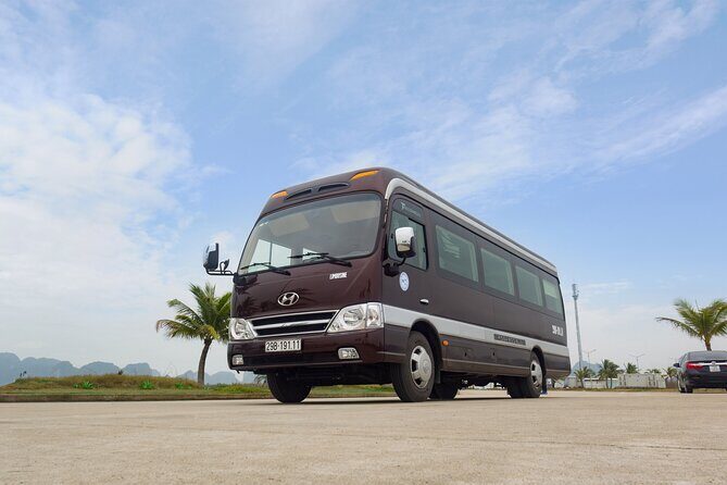 Luxury Limousine Bus transfer Ha Noi Old Quarter to Ha Long Bay - Arriving at Tuan Chau Harbor: your gateway to Ha Long Bay