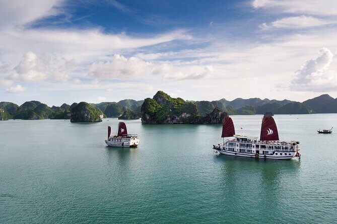 Overnight Bai Tu Long Bay Cruise from Hanoi - Ha Long Bay All-Inclusive - Day 2 return: early lunch, disembark around midday, back to Hanoi