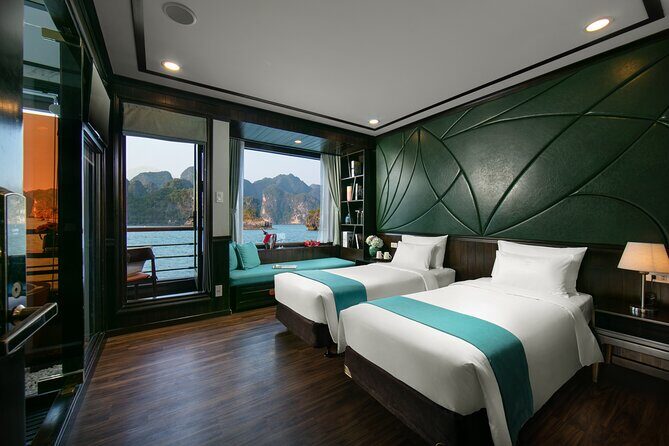 Peony Cruise 5</em> Halong Bay 3 days 2 nights with 2 ways transfer – Day 3: another Tai Chi session and that early-morning bay moment’ /><br />
Day 3 is even more “wake up and enjoy it” than day 2. Tai Chi starts at <strong>06:00</strong> on the sun deck. After that, you’ll have a <strong>light breakfast</strong>, and then you continue onward.</p>
<p><p>At some point after breakfast, the plan includes heading out in a <strong>local boat</strong>. The exact route and duration aren’t specified in the information you provided, so I won’t guess. What I can say is that this is the day segment where the cruise experience often shifts into a more hands-on, boat-to-boat feel—so it’s a good day to wear comfortable footwear and keep your phone and small items secure.</p>
</p>
<p><p>Day 3 timing also gives you a logical reason to choose a 2-night cruise over a same-day option. You get that early-morning vibe twice (day 2 and day 3), and you also have time to adjust to the rhythm of being on the water.</p>
</p>
<h3 id="a-real-world-consideration-weather-is-part-of-the-plan">A real-world consideration: weather is part of the plan</h3>
<p>This experience requires good weather. If it gets canceled due to poor weather, you’ll be offered a different date or a full refund. That matters most for day 3, since early morning plans depend on sailing conditions.</p>
<h2 id="included-meals-budgeting-win-plus-simple-meal-timing">Included meals: budgeting win, plus simple meal timing</h2>
<p><img width="669" height="446" decoding="async" src=