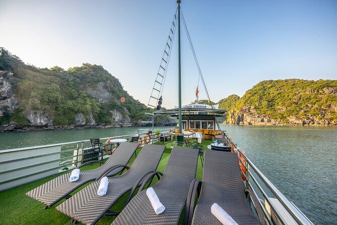Private Full Day Cruise Shore Excursion in Halong Bay - Bai Tu Long Bay Pass and the Sunset Party on Deck