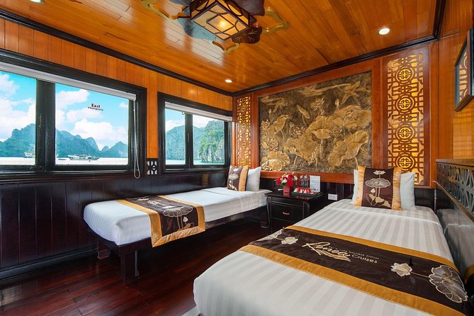 Renea Cruises - BEST Small Boat in Bai Tu Long & Halong Bay - Day 2 Bai Tu Long to Halong: Tai Chi, Thien Canh Son Cave, Then Lunch and Back