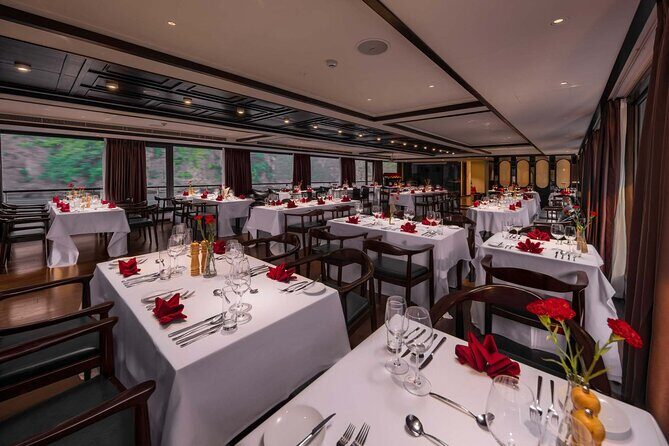 Scarlet Pearl Cruise - The Pearl of Ha Long Bay - 2 Days 1 Night - Check-in at Tuan Chau: welcome drink and briefing before you go