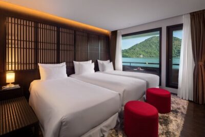 Scarlet Pearl Cruise - The Pearl of Halong Wonder (2days/1night) - Silver Pearl Cabin Comfort: Balcony Time Beats Lottery Views