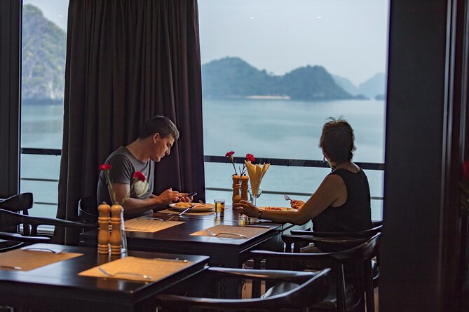 Scarlet Pearl Cruise - The Pearl of Halong Wonder (2days/1night) - On-Board Amenities: Jacuzzi, Gym, Spa, and Wellness Time