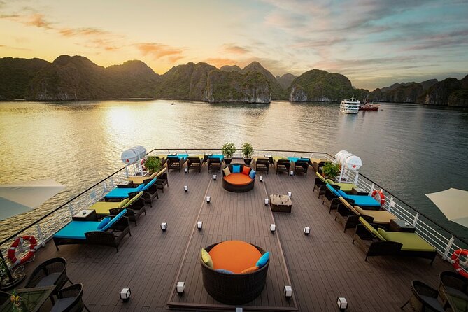 Stellar of The Seas Best Top Vip Cruise Ha Long Bay 2 Day 1 Night - Activities day 1: kayaking, rowing, cooking class, and squid fishing