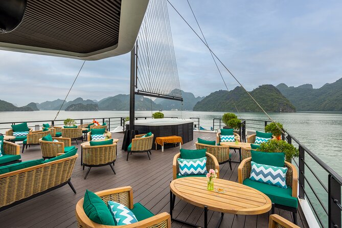 The Catamaran Luxury Day Cruise to Halong Bay from Hanoi(Best Selling) - Onboard comfort: catamaran space, active options, and the deck plan