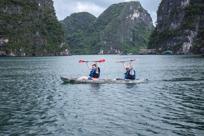 Unique Halong Private Day Cruise - Fishing Village, Kayak - Tien Ong Cave in 1 hour: limestone formations that take patience